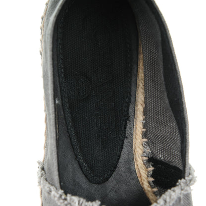 Chanel Toile CC Espadrilles 36 Grey Black 7 of 7