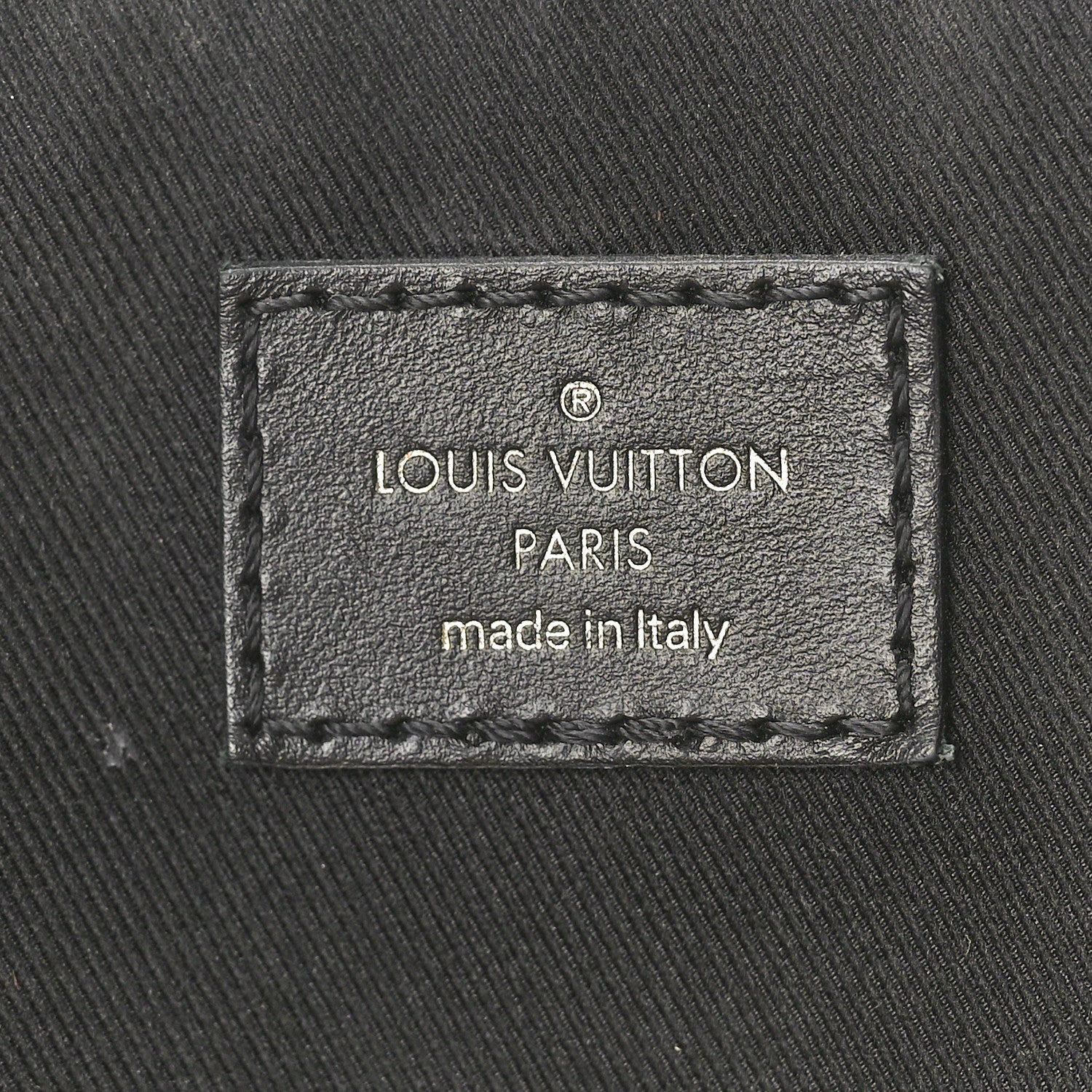 Louis Vuitton Damier Ebene Odeon Tote MM Black 6 of 10