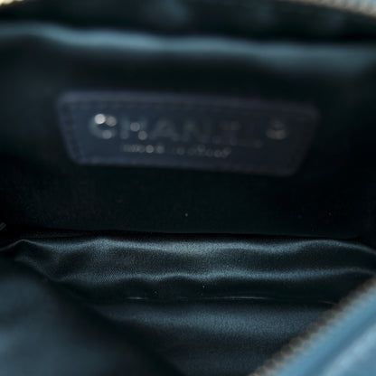 Chanel Patent Brilliant Mini Flap WOC Bag Blue 5 of 11