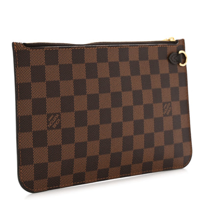 Louis Vuitton Damier Ebene Neverfull MM GM Pochette 3 of 8