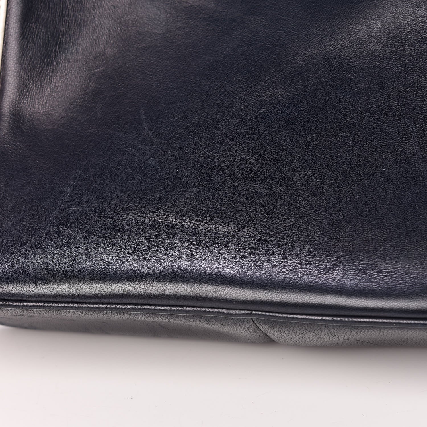 Chanel Lambskin Tassel Camera Case Navy White 15 of 18