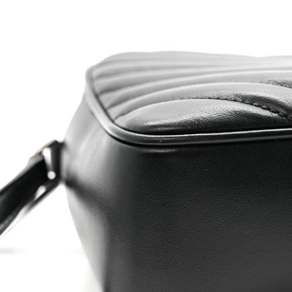 Saint Laurent Calfskin Matelasse Monogram Lou Camera Bag Black 12 of 14