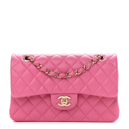 Chanel Caviar Quilted Small Double Flap Pink 1 of 10