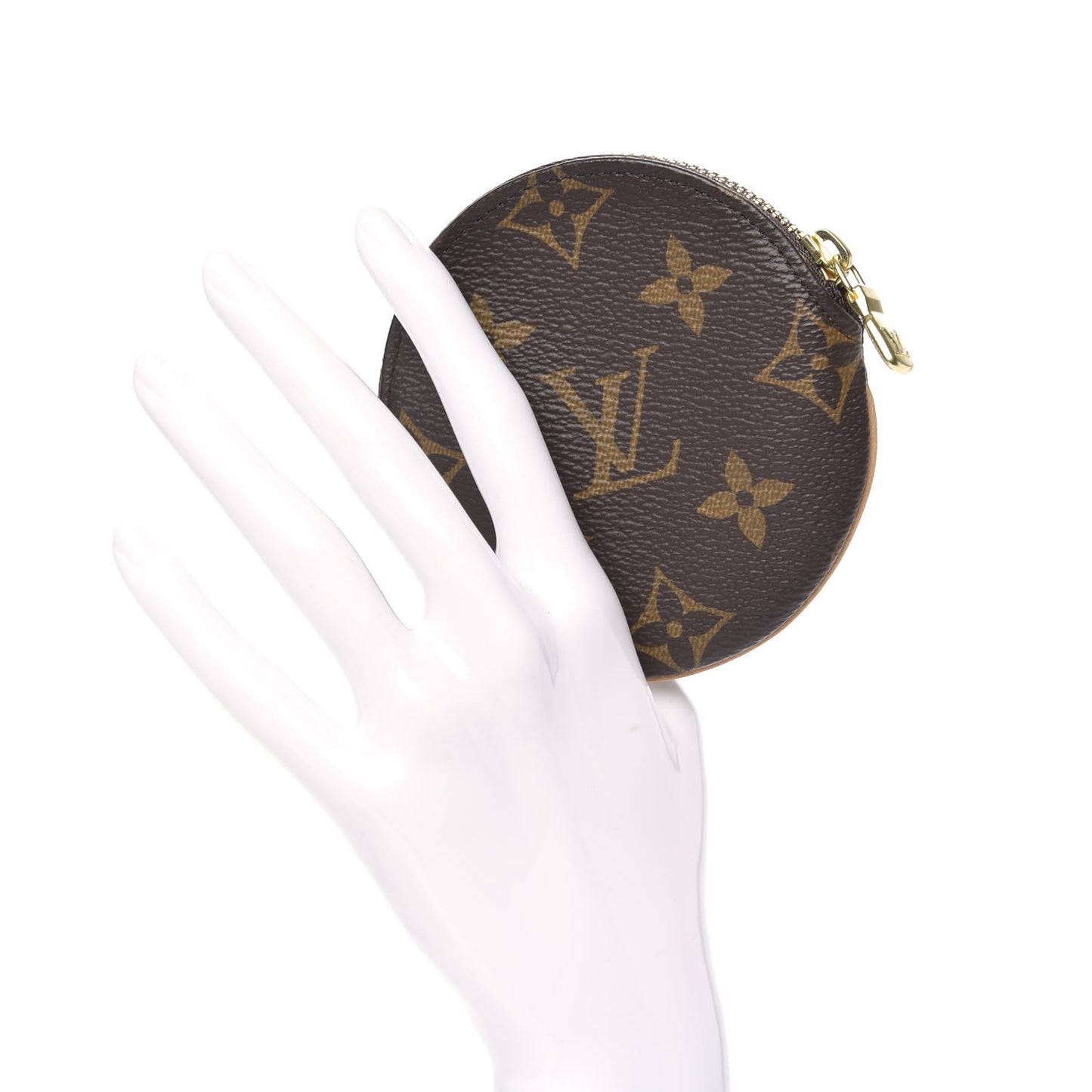 Monogram Round Coin Purse