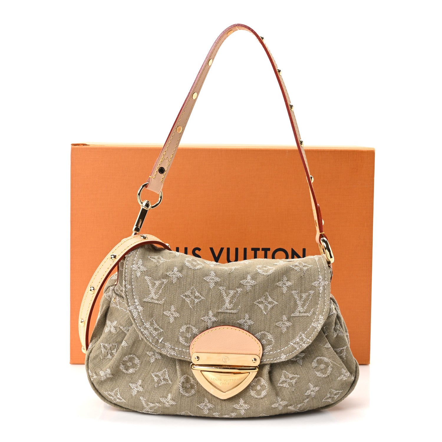 Louis Vuitton Monogram Denim Sunset Khaki 9 of 9