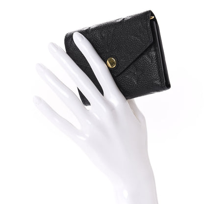 Louis Vuitton Empreinte Zoe Wallet Black 2 of 9