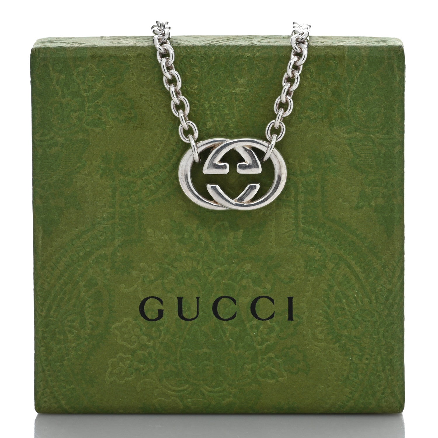Gucci Sterling Silver Britt Necklace 5 of 5