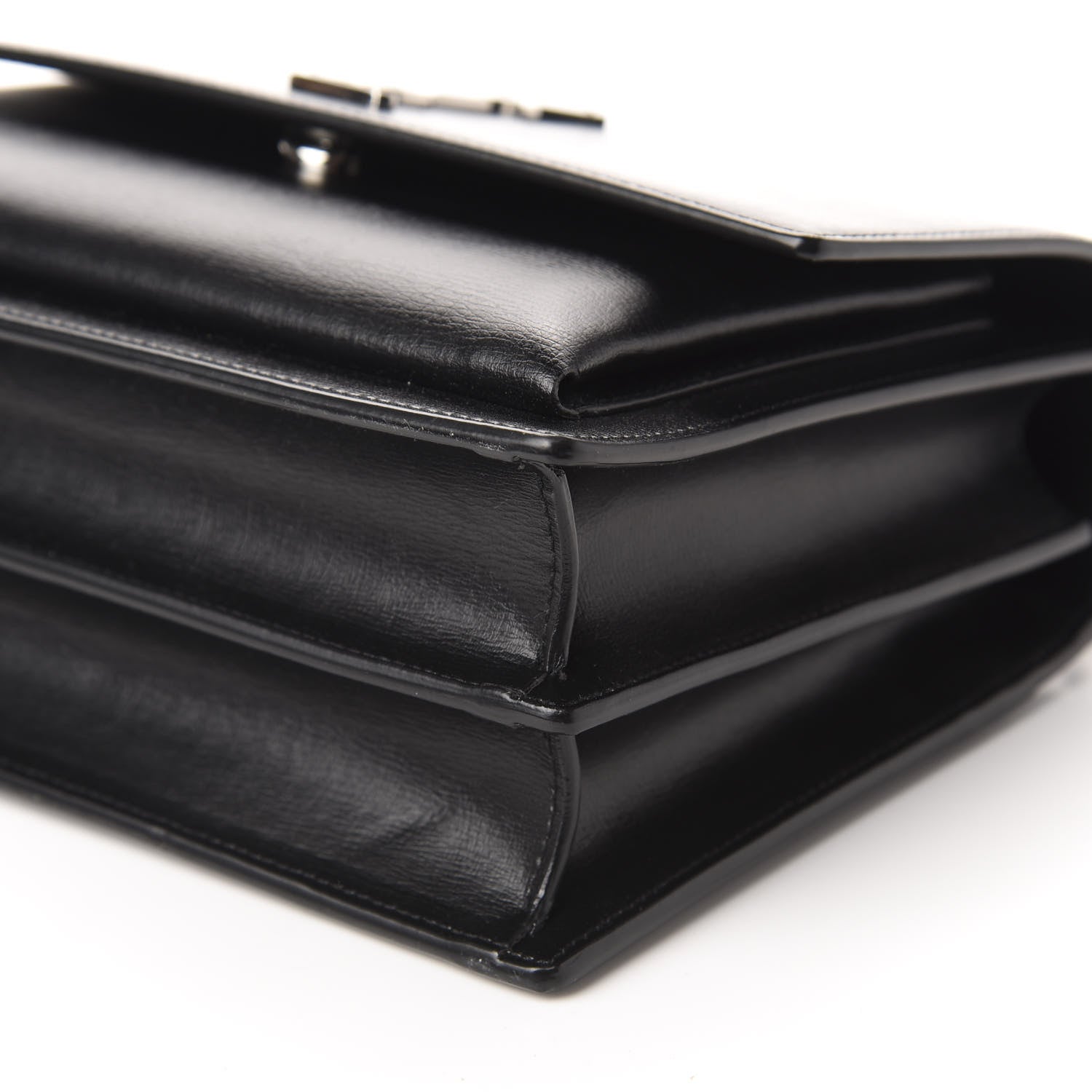 Saint Laurent Calfskin Medium Monogram Sunset Black 7 of 11