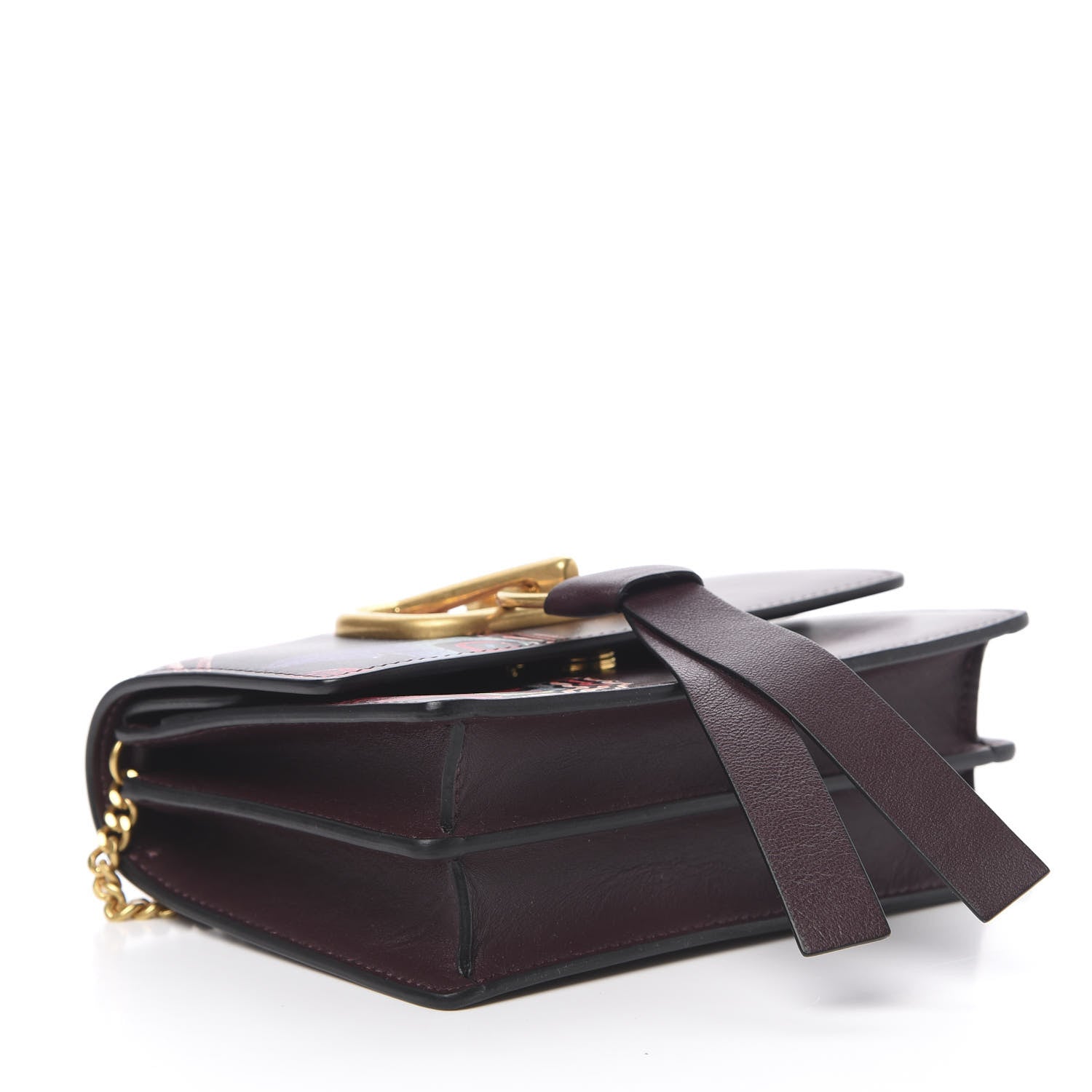 Valentino Garavani X UNDERCOVER Smooth Calfskin Butterfly Mini VRing Crossbody Bag Rubin 4 of 10