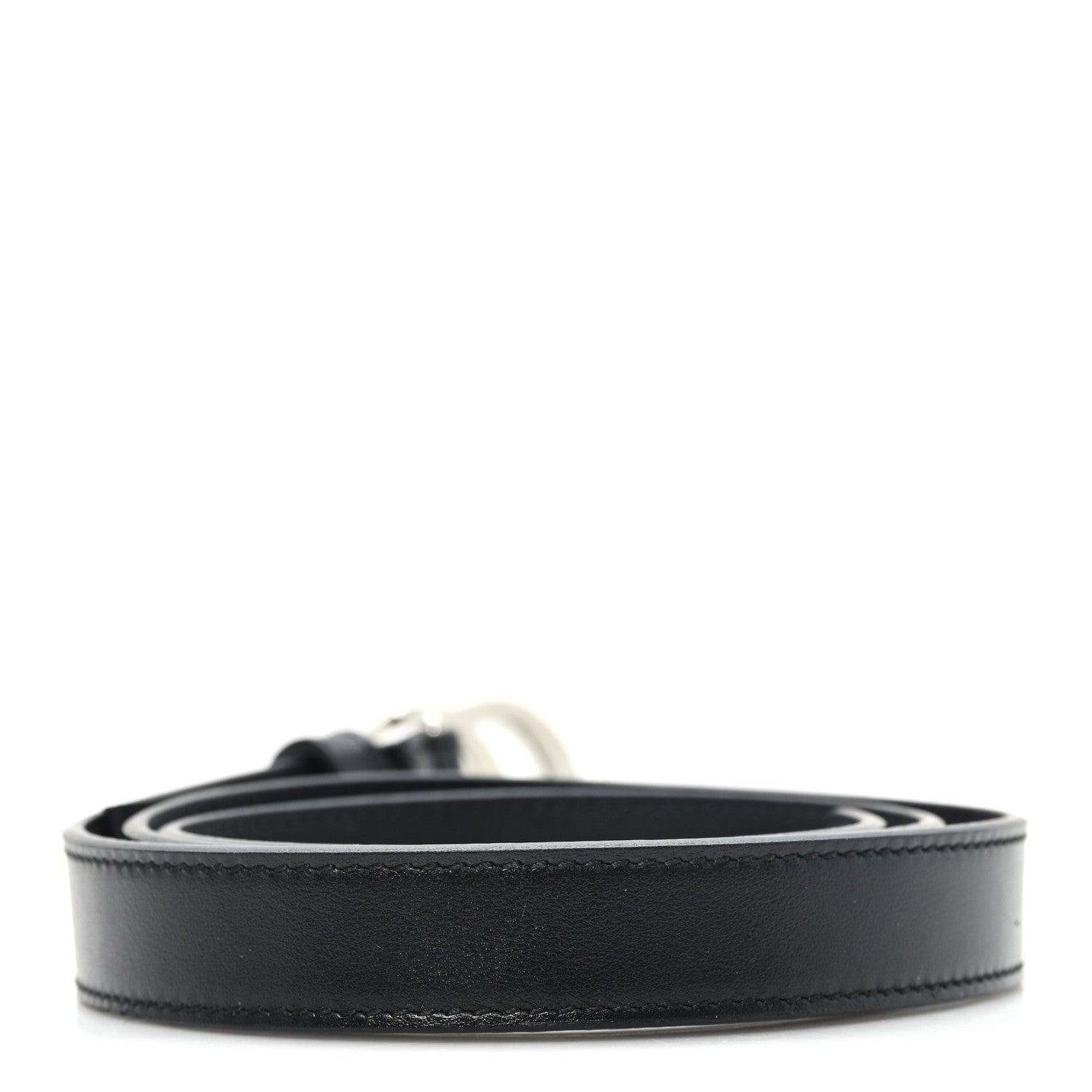Gucci Calfskin Double G 20mm Belt 80 32 Black 2 of 4