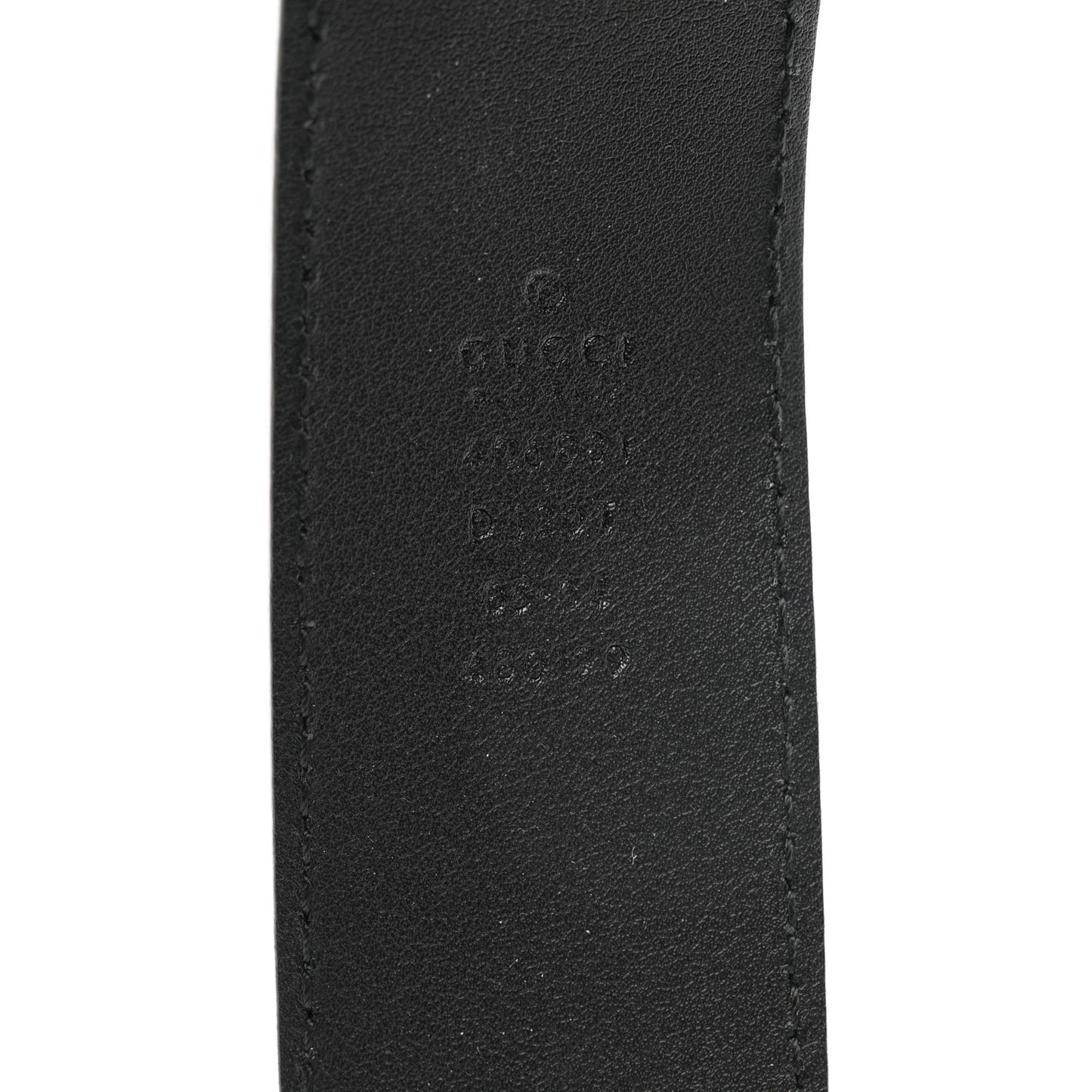 Textured Calfskin Double G 40mm Belt 85 34 Black