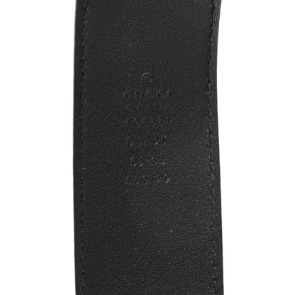 Gucci Textured Calfskin Double G 40mm Belt 85 34 Black 3 of 5