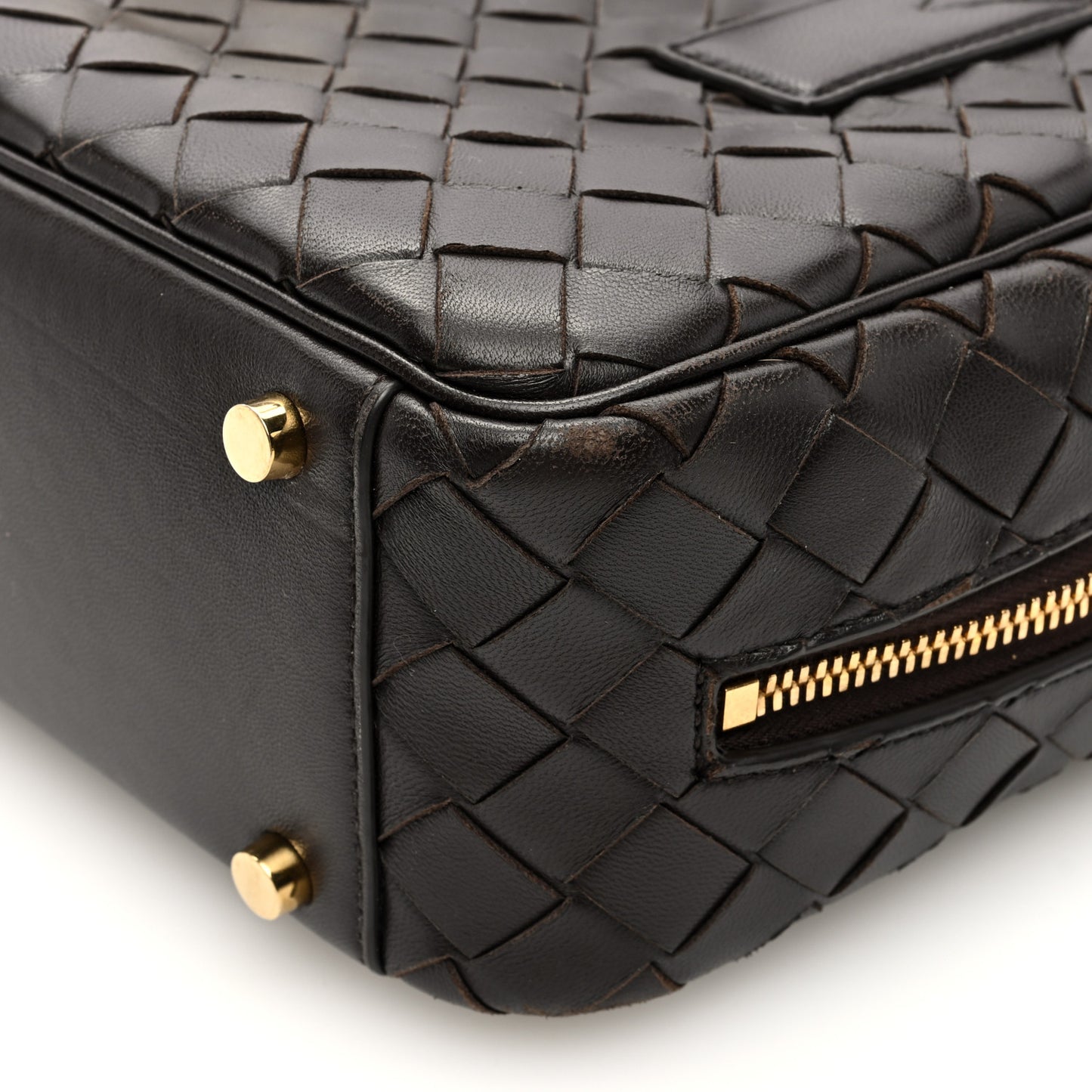 Lambskin Intrecciato Small Getaway Fondant