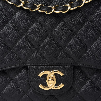 Chanel Caviar Quilted Maxi Double Flap Black 10 of 10