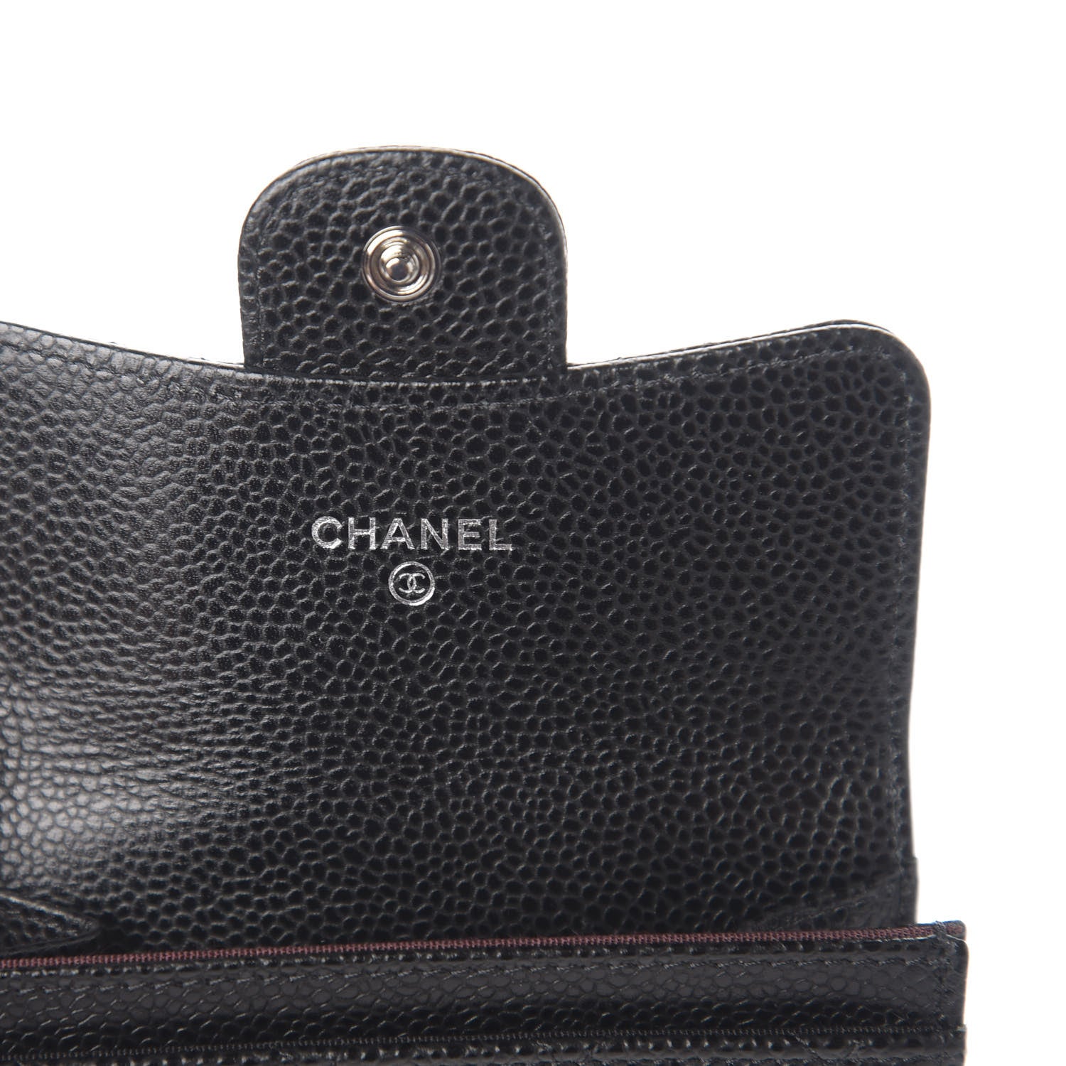 Chanel Caviar Quilted Flap Card Holder Black 5 of 8