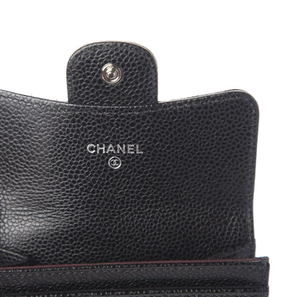 Chanel Caviar Quilted Flap Card Holder Black 5 of 8