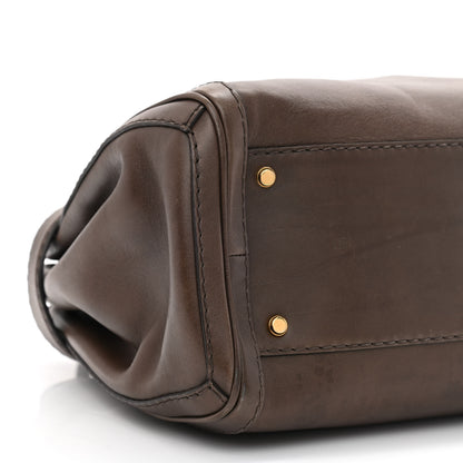 Gucci Calfskin Medium GG Running Tote Brown 9 of 10