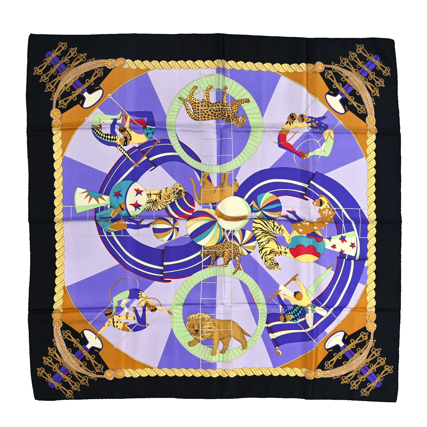 Hermes Silk Circus Scarf 90 1 of 4