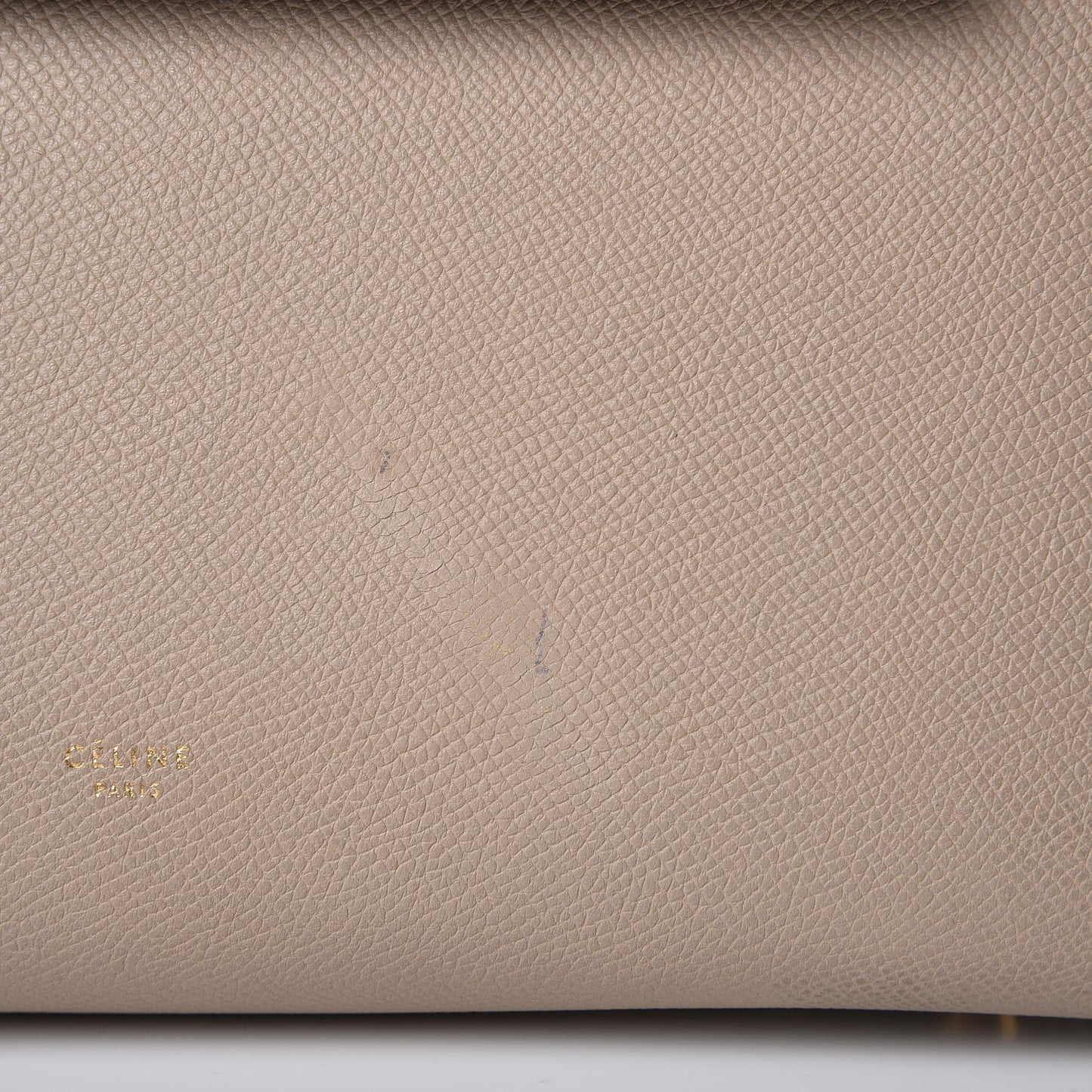 Grained Calfskin Mini Belt Bag Light Taupe