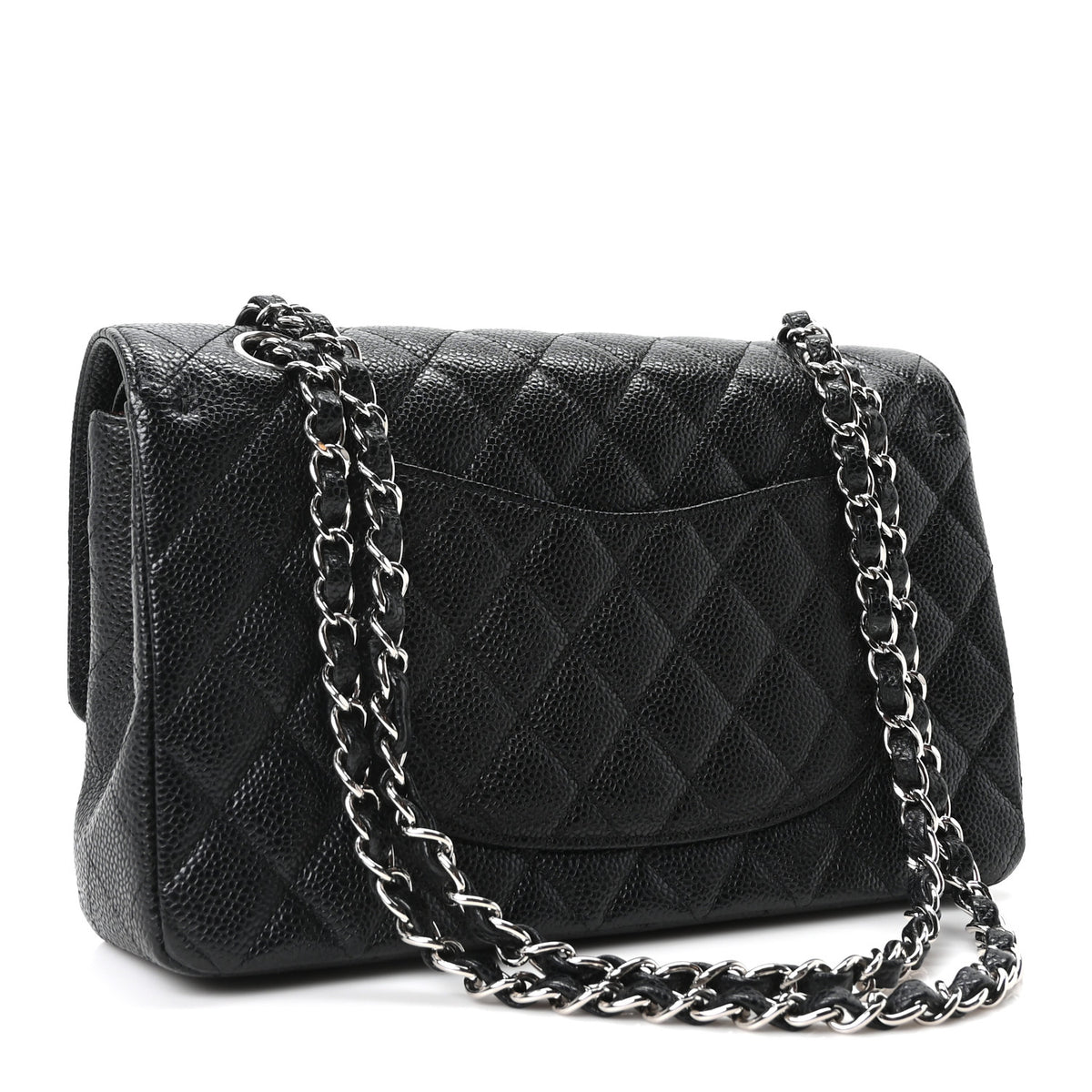 Chanel Caviar Quilted Medium Double Flap Black 3 of 11