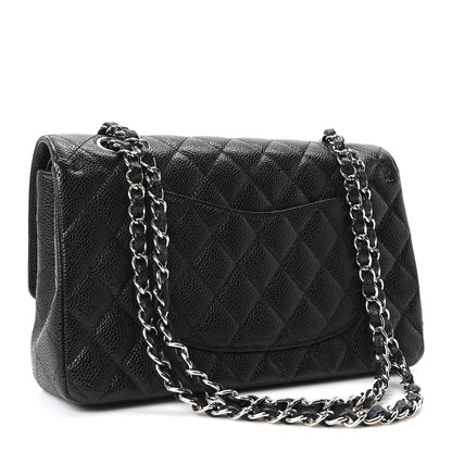 Chanel Caviar Quilted Medium Double Flap Black 3 of 11