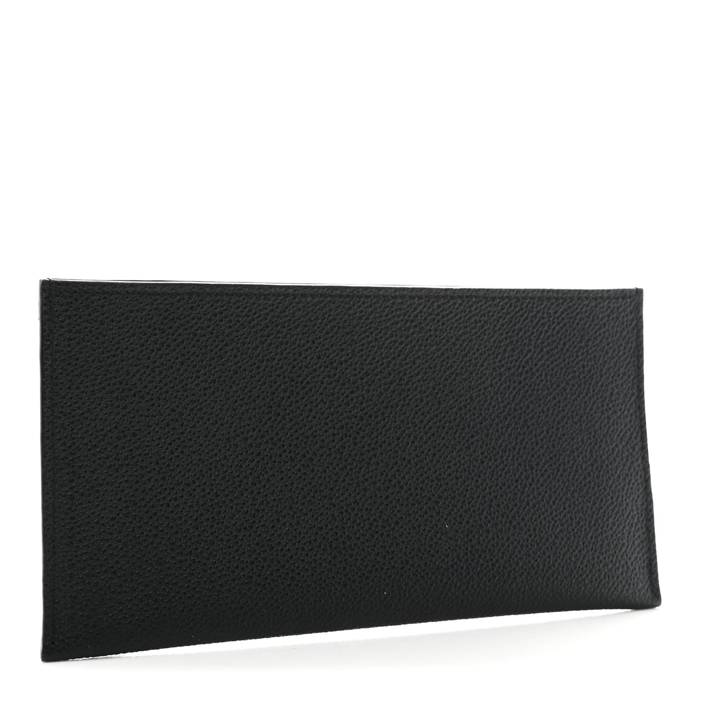 Calfskin Felicie Chain Wallet Card Holder Insert Black