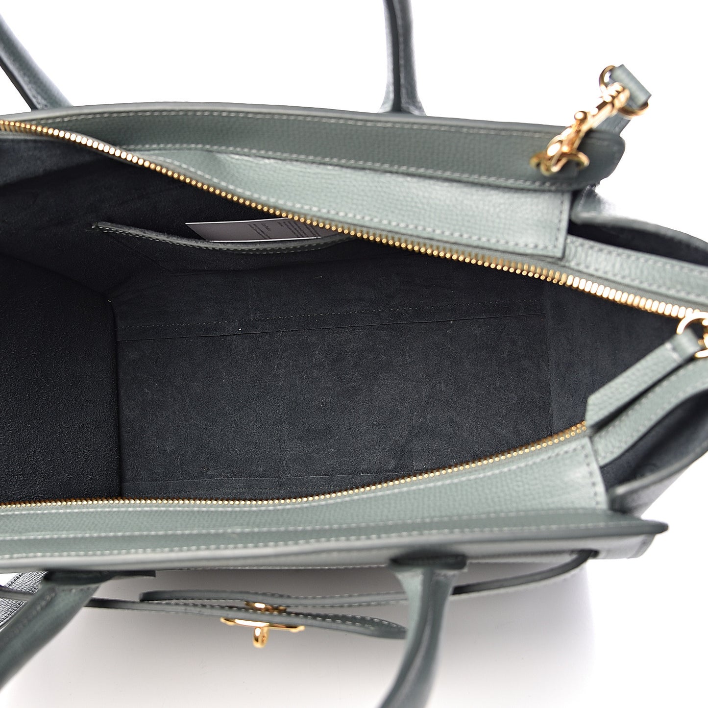 Small Classic Grain Small Zip Tote Bayswater Light Green
