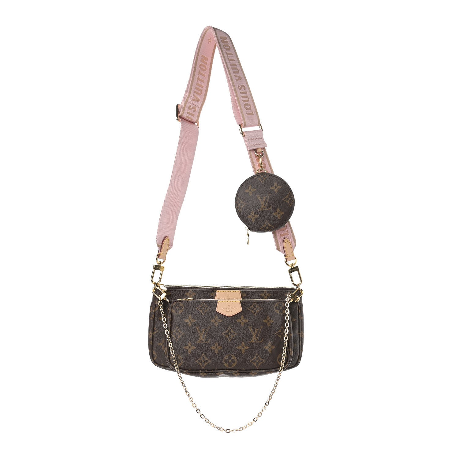 Louis Vuitton Monogram Multi Pochette Accessories Rose Clair 1 of 14