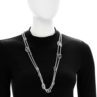 Hermes Sterling Silver Farandole Necklace 160 2 of 6