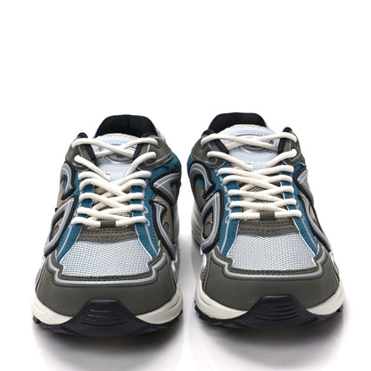 Christian Dior Technical Mesh Calfskin B30 Sneakers 39 White Blue 2 of 7