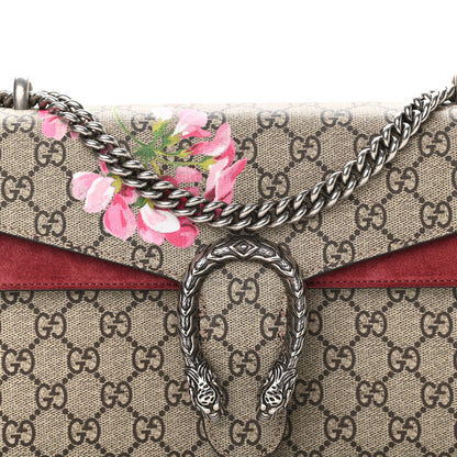 Gucci GG Supreme Monogram Blooms Small Dionysus Shoulder Bag Beige Multicolor Dry Rose 7 of 9