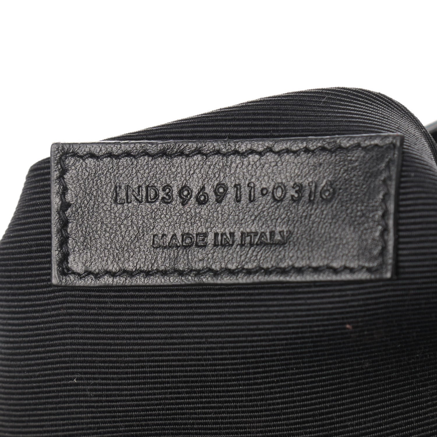 Saint Laurent Grain De Poudre Matelasse Chevron Monogram Shopping Bag Black 7 of 20