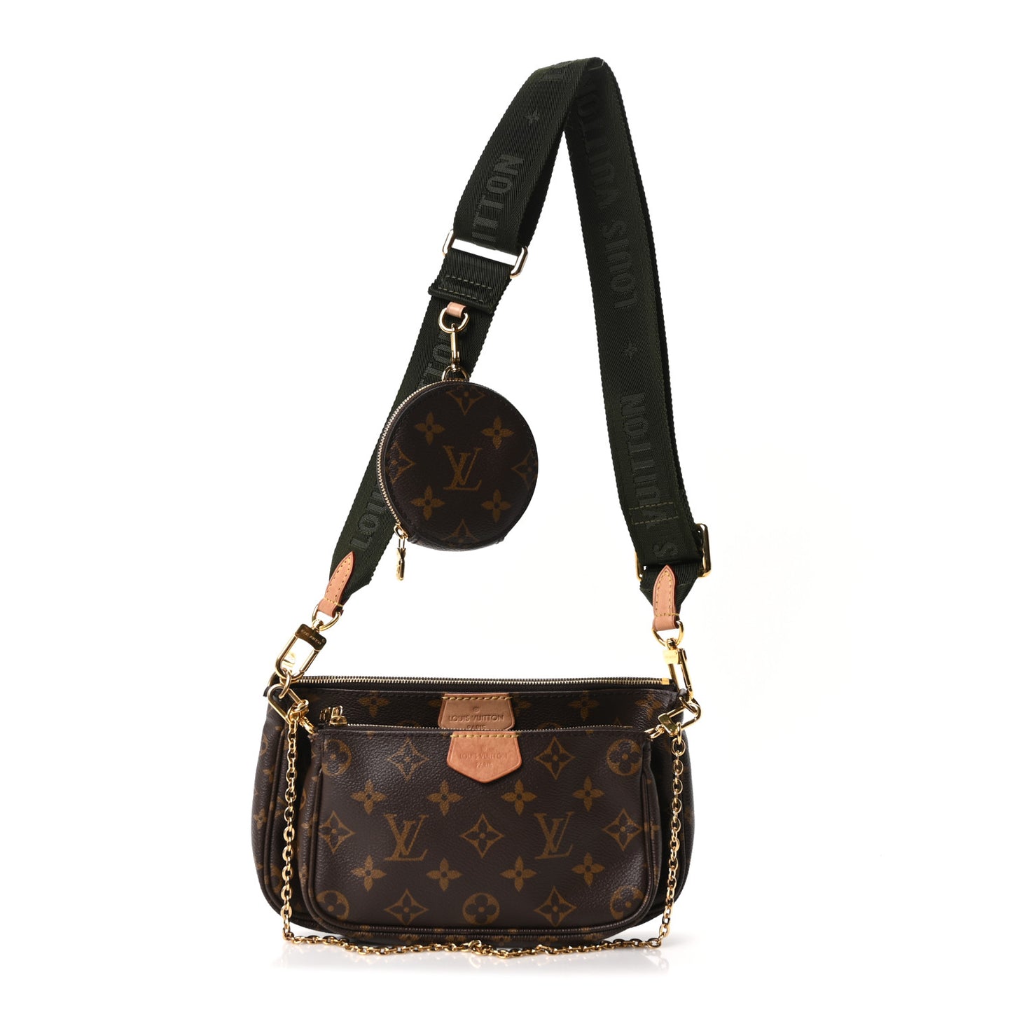Monogram Multi Pochette Accessories Kaki