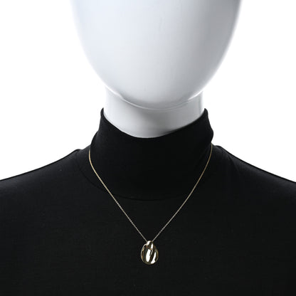 Tiffany 18K Yellow Gold Elsa Peretti Madonna Pendant Necklace 3 of 4