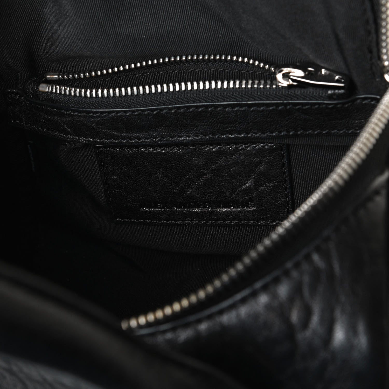 Alexander Wang Pebbled Lambskin Mini Rockie Black Rhodium Hardware 6 of 14