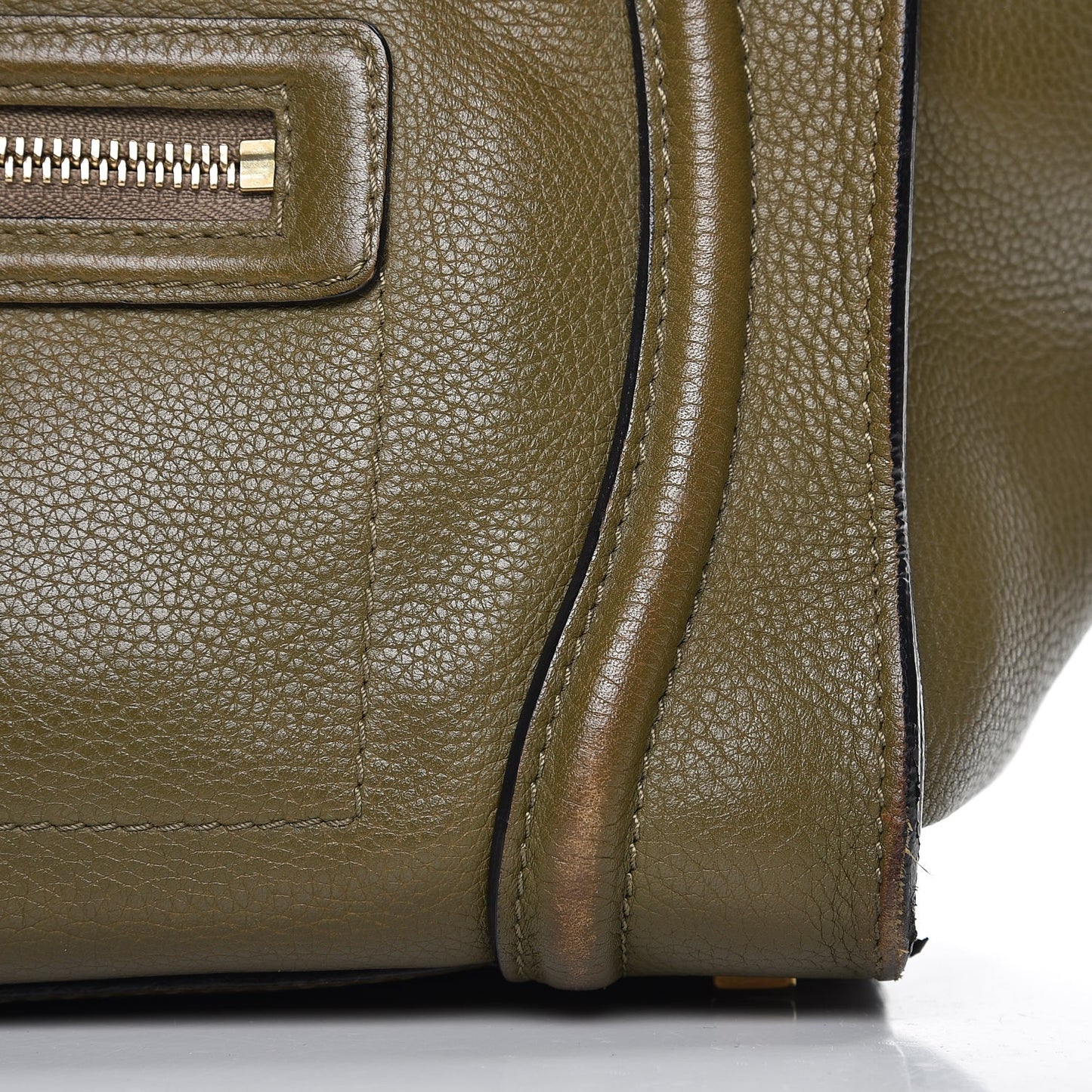 Drummed Calfskin Mini Luggage Jungle