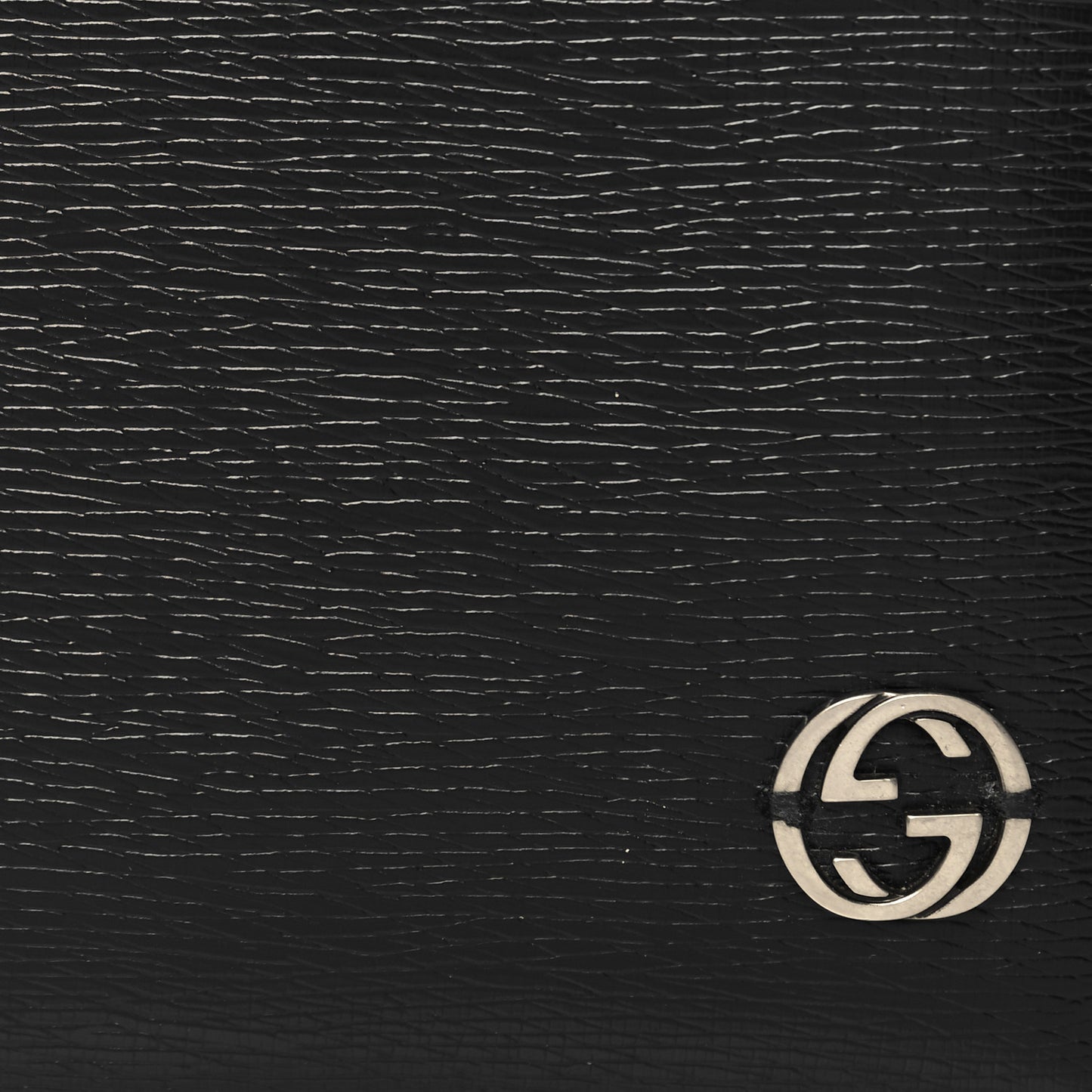 Calfskin GG Zip Around Wallet Black