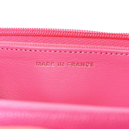 Chanel Caviar Quilted Wallet on Chain WOC Pink 7 of 11
