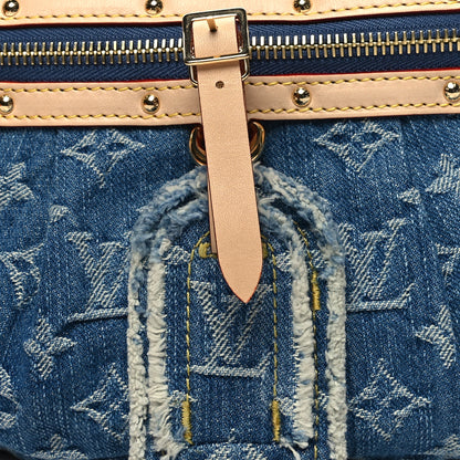 Louis Vuitton Monogram Denim High Rise Bumbag Blue 6 of 8