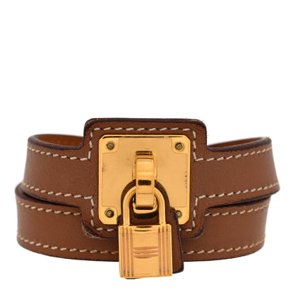 Hermes Swift O'Kelly Double Tour Bracelet T2 Gold 1 of 6