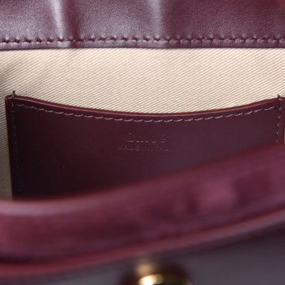 Chloe Calfskin Small Tess Bag Burnt Brown 6 of 12