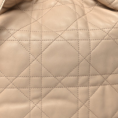 Christian Dior Lambskin Supple Macrocannage Ammi Bag Beige 7 of 9