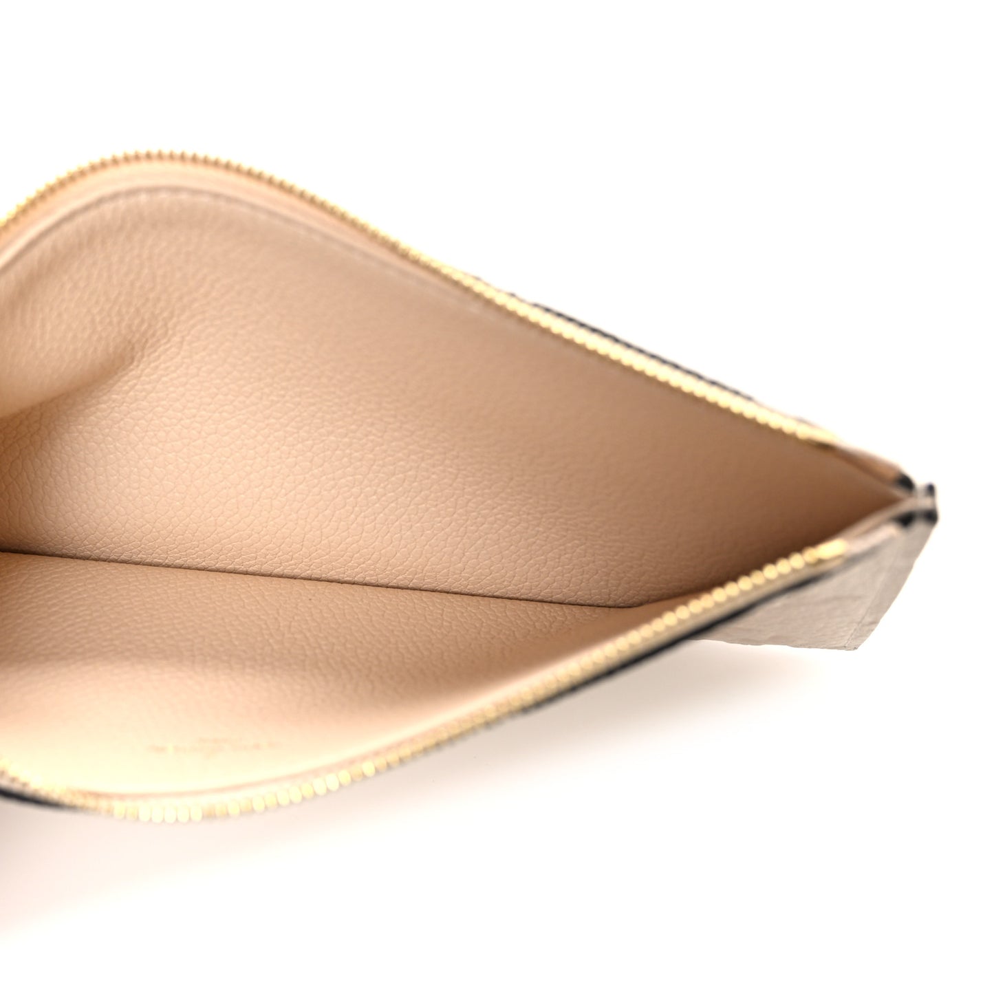 Empreinte Felicie Chain Wallet Zippered Insert Cream