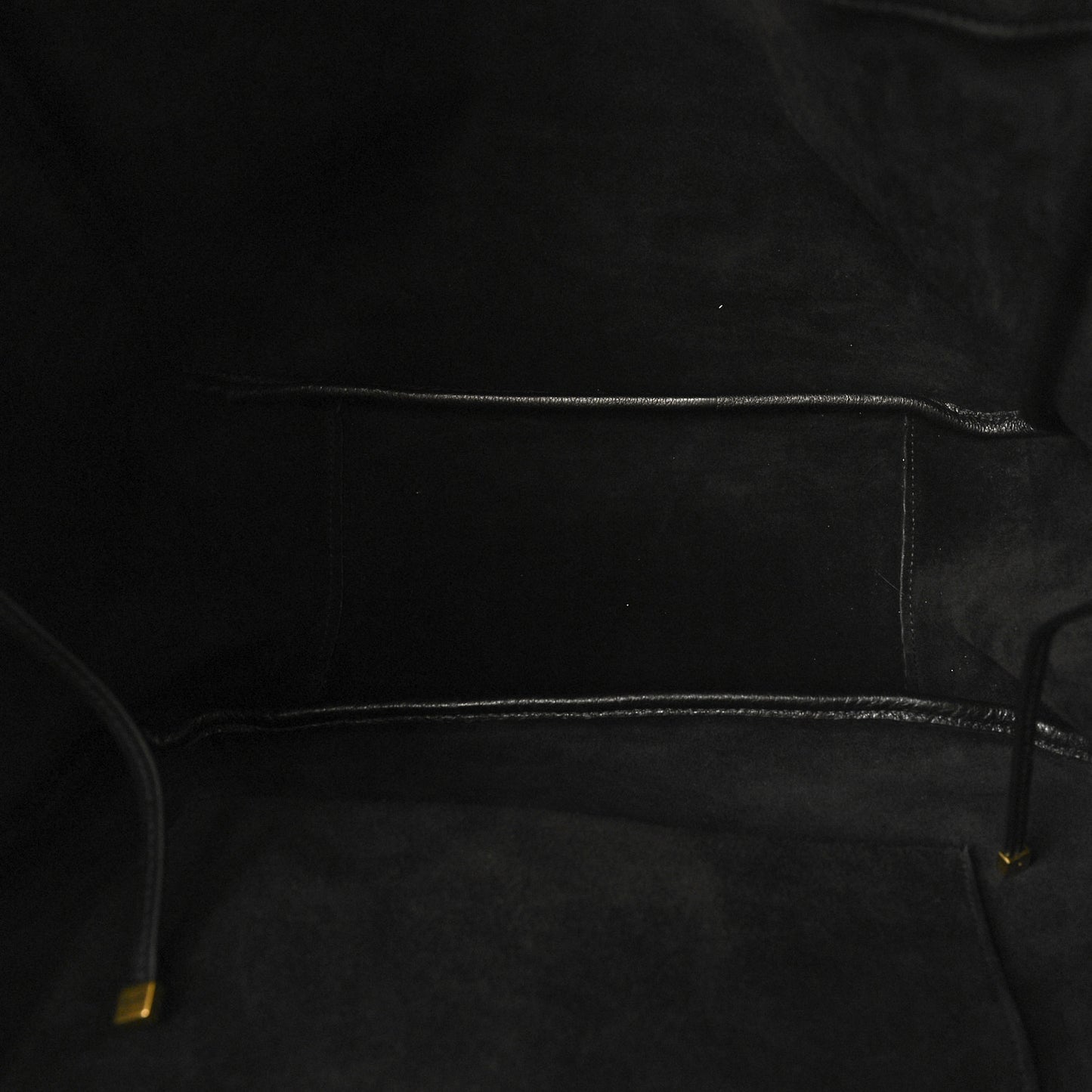 Grained Deerskin Bea Tote Black