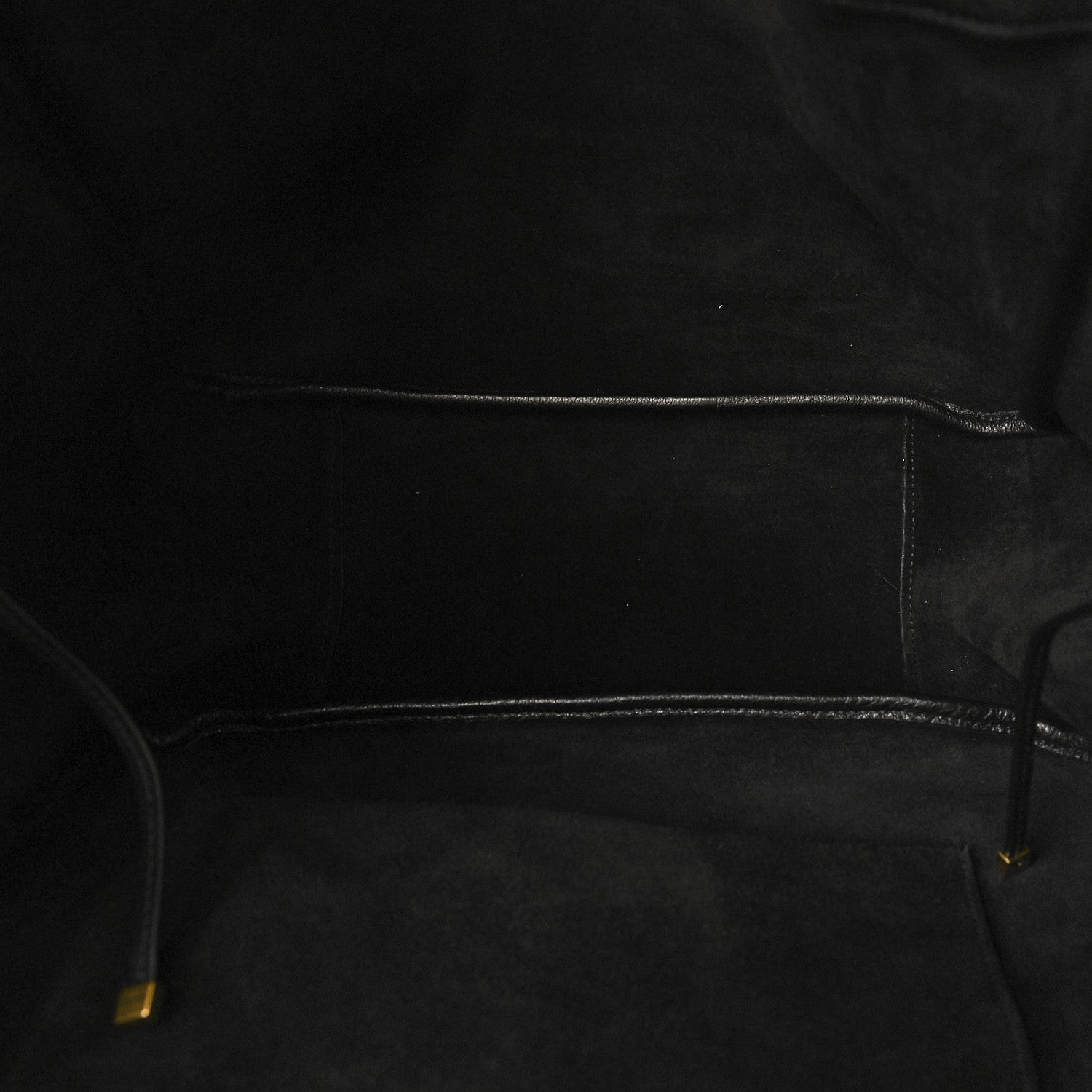 Saint Laurent Grained Deerskin Bea Tote Black 5 of 8