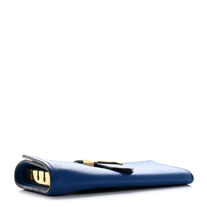 Hermes Epsom Bearn Multicles 4 Key Holder Bleu Zellige 4 of 10