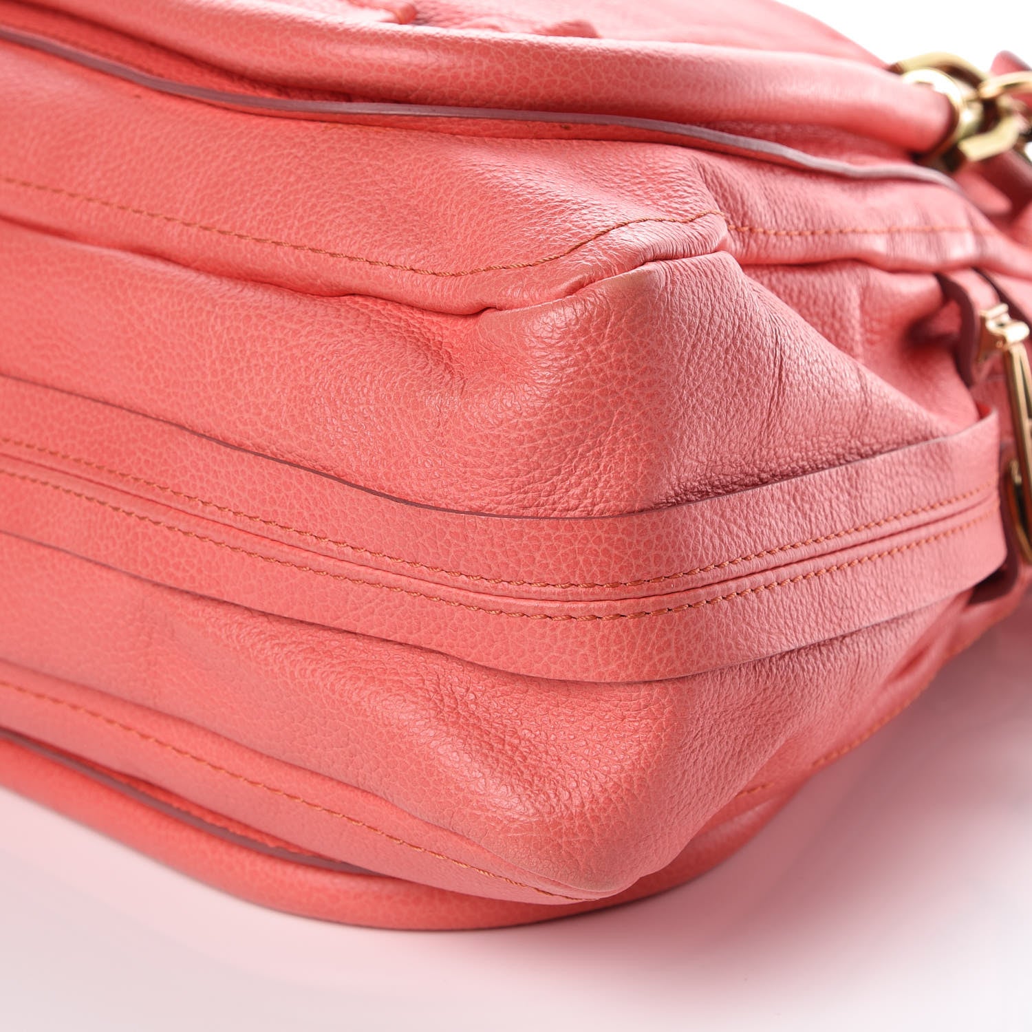 Chloe Calfskin Large Paraty Coral 9 of 9