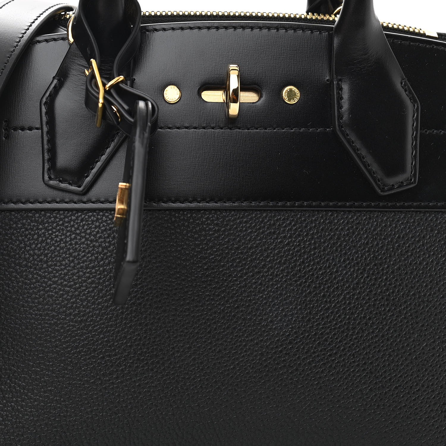 Louis Vuitton Calfskin City Steamer Mini Black 9 of 10