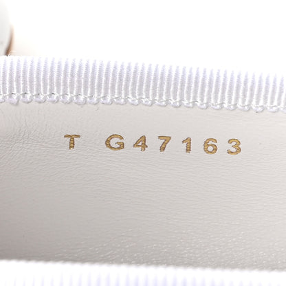 Chanel Lambskin Quilted CC Cambon Ballet Flats 41 White Black 9 of 10