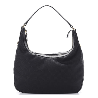Gucci Monogram Medium Charmy Hobo Black 1 of 14